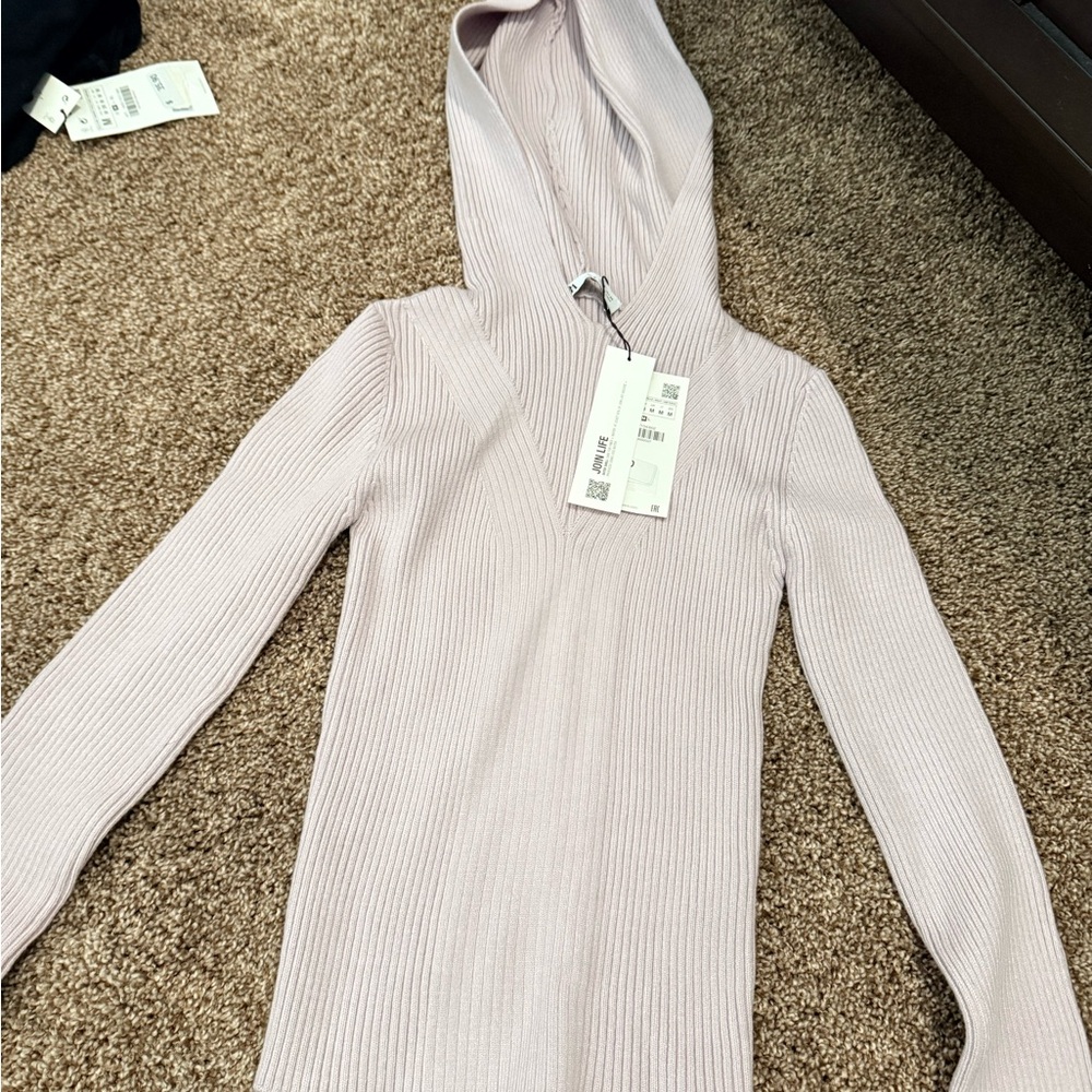Zara Light purple Hooded Sweater
